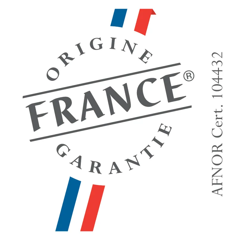 Logo Origine France Garantie, AFNOR Cert. 104432